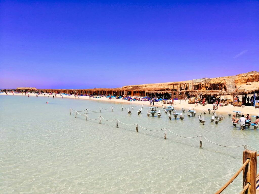 Orange Bay is one of the islands you can visit while in Egypt