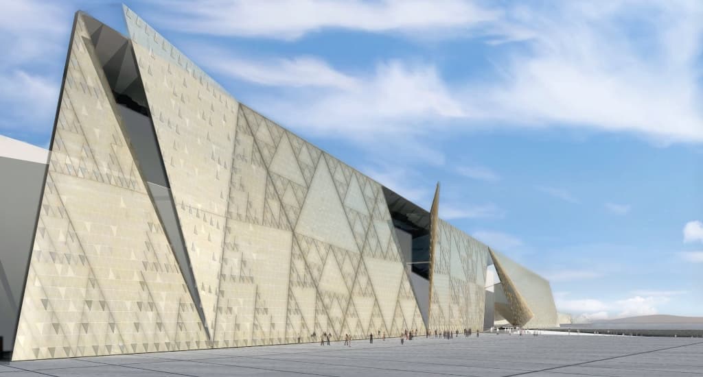 Grand Egyptian Museum facade