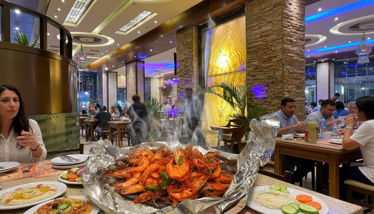 Starfish Seafood Restaurant exterior with inviting entrance, famous for fresh seafood dishes and family dining.