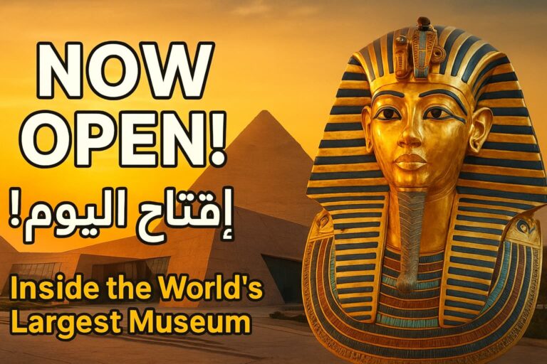 The Grand Egyptian Museum opens its doors today