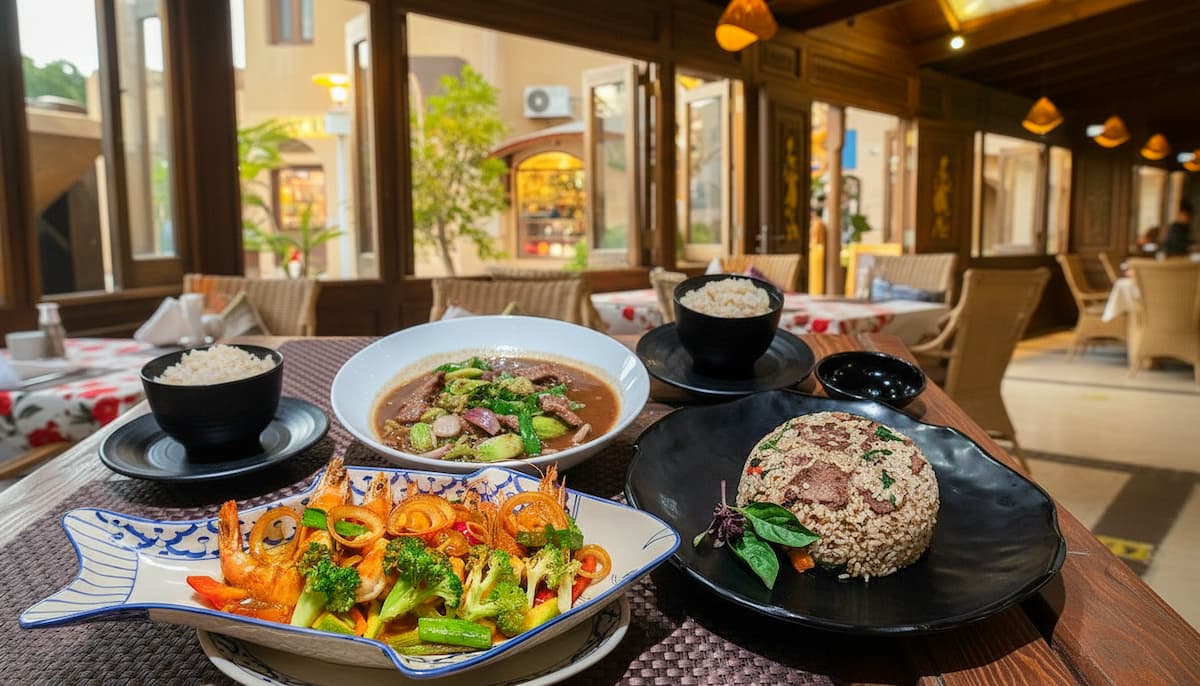 in the best restaurants in Hurghada is always vegan food included in menu