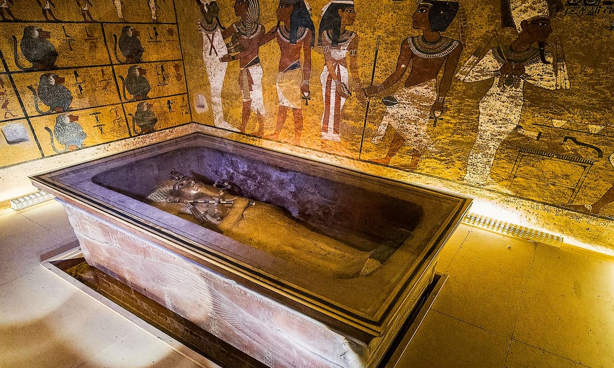 Inside King Tut's tomb