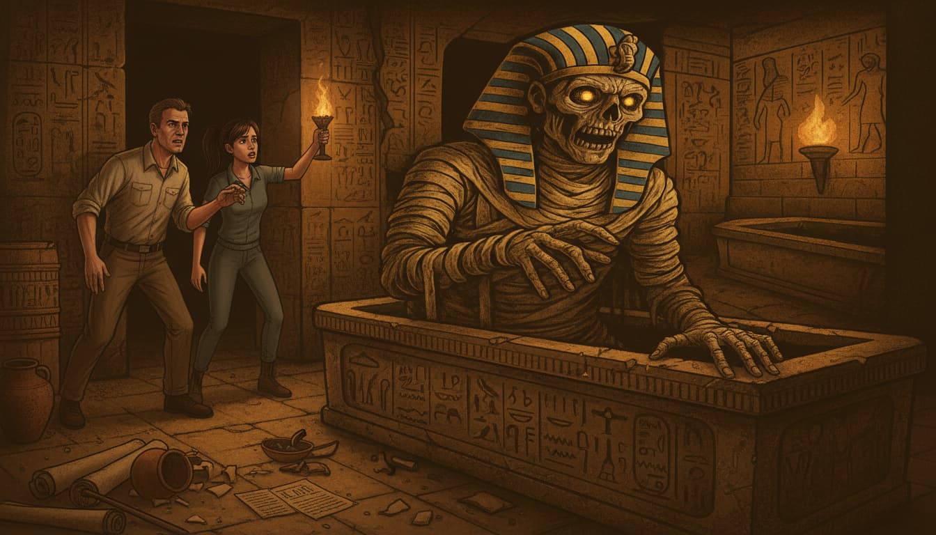 Two person discovered mummy that is alive